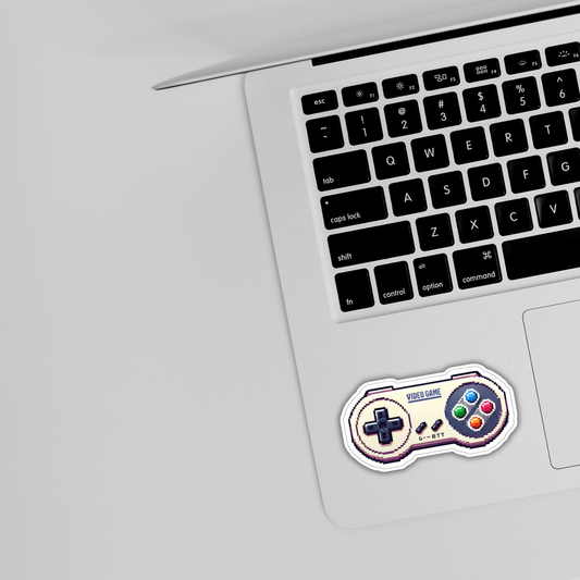 Retro Game Controller Sticker