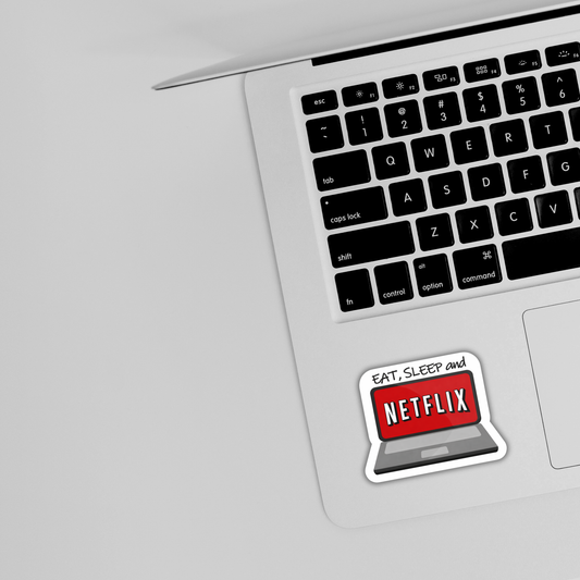 Eat Sleep Netflix Sticker