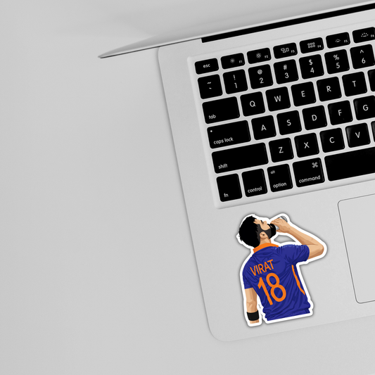 Number 18 Cricket Legend Sticker