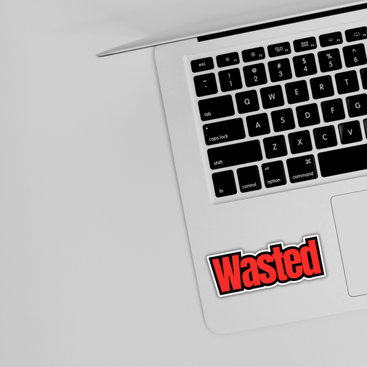 Wasted Sticker