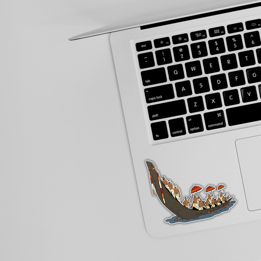 Traditional Snake Boat Sticker