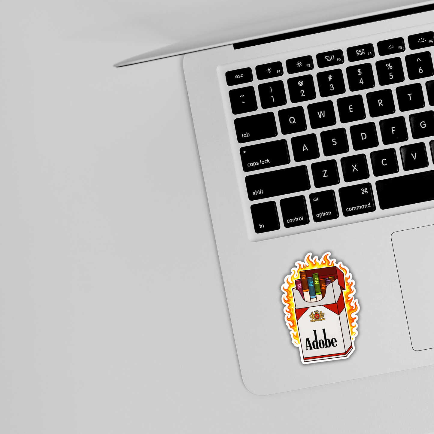 Burning Adobe Creativity Sticker