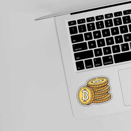 Bitcoin Coin Stack Sticker
