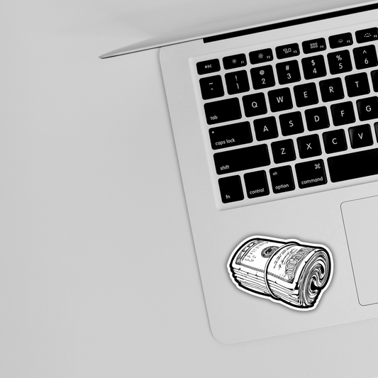Money Roll Sticker