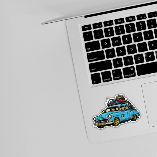 Vintage Road Trip Car Sticker