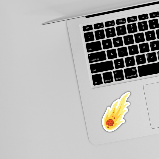 Fiery Meteor Sticker