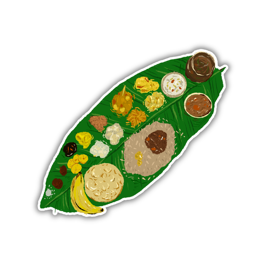 Traditional Kerala Sadya Sticker