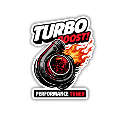 Turbo Boost Performance Sticker