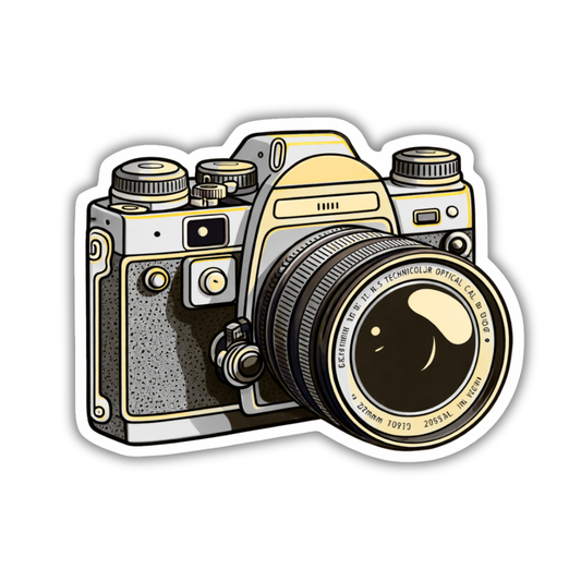 Vintage Camera Sticker