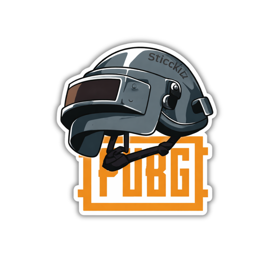 PUBG Helmet Sticker