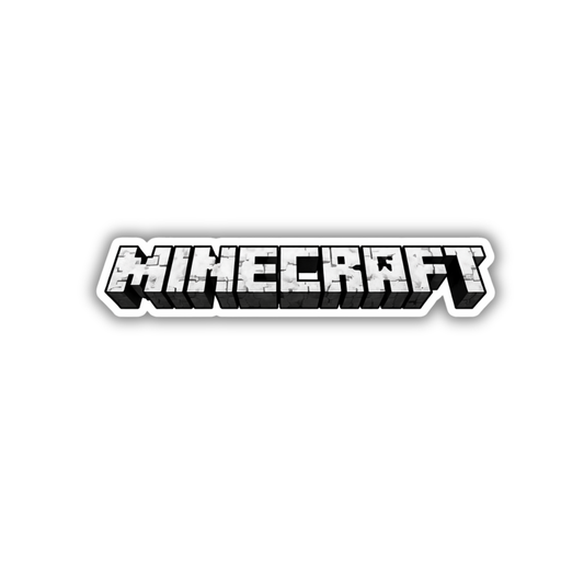 Minecraft Logo Sticker