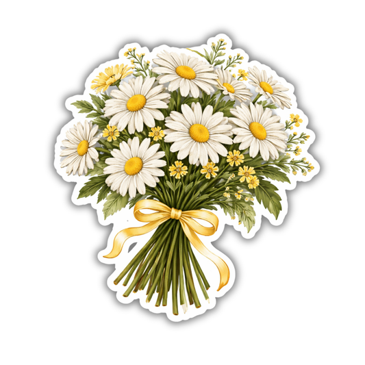 Daisy Bouquet Sticker
